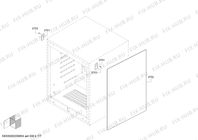 Схема №2 T24UW920LS, 24" UC Glass Door Wine Reserve, LH, Pro с изображением Тепловой предохранитель для электропечи Bosch 10007318